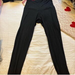 aerie Black High-Rise 'Offline' 7/8 Leggings
